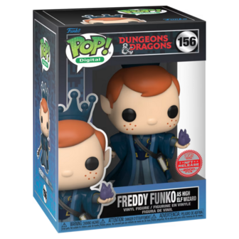 POP! Digital Freddy Funko As High Elf Wizard 156 Royalty Dungeons &amp; Dragons Exclusive 