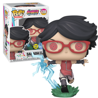 POP! Animation Sarada w/ Sharingan GITD 1358  Boruto Naruto Next Gen. Exclusive