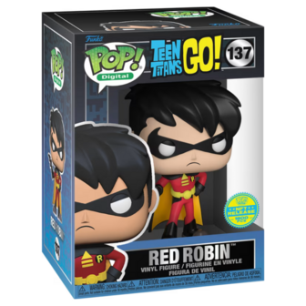 POP! Digital Red Robin 137 Legendary Teen Titans GO! Exclusive 