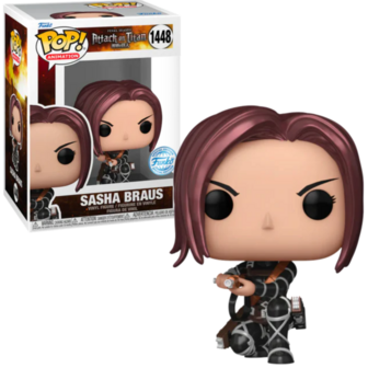 POP! Animation Sasha Braus  Metallic 1448 Attack on Titan Exclusive 