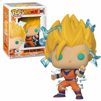 POP! Animation Super Saiyan Goku W/ Energy 865 Dragonball Z Exclusive 