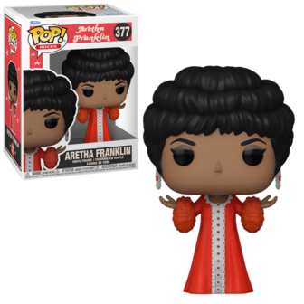 Funko POP! Aretha Franklin Red Dress 377 ROCKS