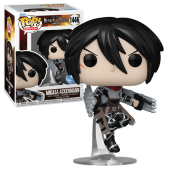 POP! Animation Mikasa Ackermann Metallic 1446 Attack on Titan Exclusive 