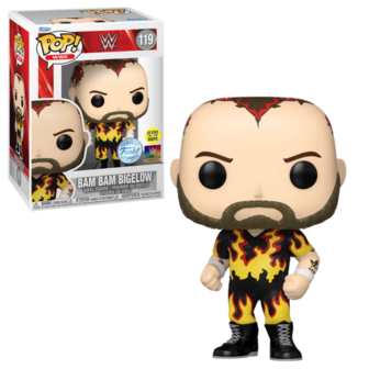 POP! Sports Bam Bam Bigalow GITD 119 WWE Exclusive 