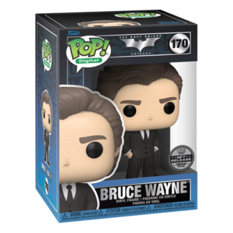 POP! Digital Bruce Wayne 170 Legendary The Dark Knight Trilogy Batman Exclusive