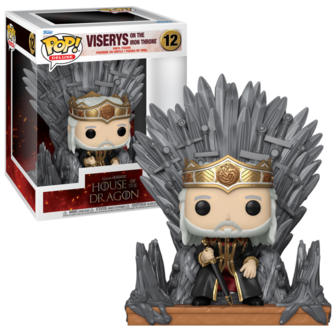 Funko POP! Viserys on iron throne 12 Deluxe 6 Inch House of The Dragons