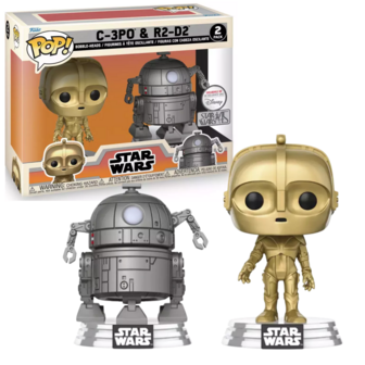 Funko POP! C-3PO &amp; R2-D2 Star Wars 2-pack Exclusive