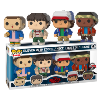 Funko POP! Stranger Things 8-Bit D 4-Pack Netflix Exclusive