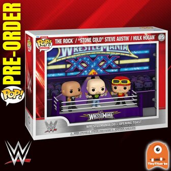 Funko POP! Moments DLX Wrestlemania 30 Opening Toast WWE Pre-Order