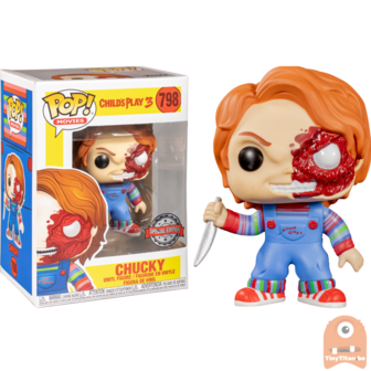 POP! Movies Chucky Battle Damaged Exclusive 798 Childs Play 3 R