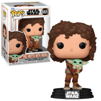 Funko POP! Peli Motto w/ Grogu 665 Star Wars The mandalorian