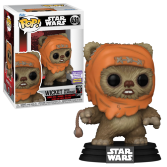 POP! Star Wars Wicket w/ Slingshot 631 SDCC 2023  Exclusive LE