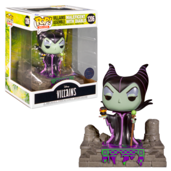 POP! Deluxe Disney Maleficent w/ Diablo 1206 Villains Assemble Exclusive