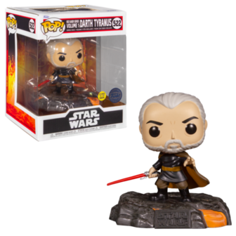 POP! Star Wars Red Saber Series Vol 1 Darth Tyranus 522 Exclusive LE