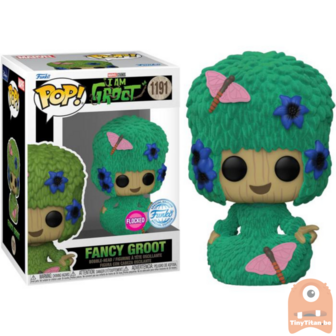 POP! Marvel Fancy Groot Flocked 1191 I Am Groot Exclusive R