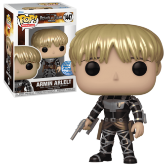 POP! Animation Armin Arlelt Metallic 1447 Attack on Titan Exclusive R