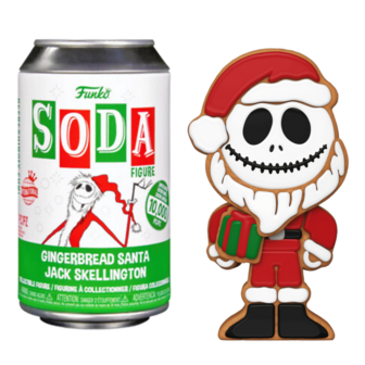 Vinyl Soda Figure Gingerbread Santa Jack Skellingtron LE 10000 Pcs