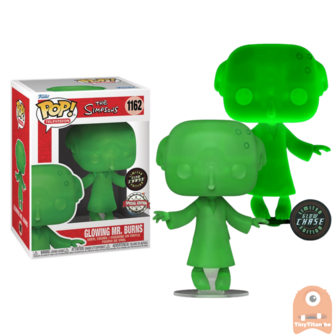 Funko POP! TV Radioactive Mr. Burns GITD CHASE 1162 The Simpsons Exclusive 