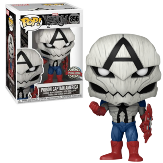 POP! Marvel Poison Captain America 856 Venom Exclusive