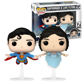 Funko POP! Superman &amp; Lois Flying 2-Pack Zavvi Exclusive