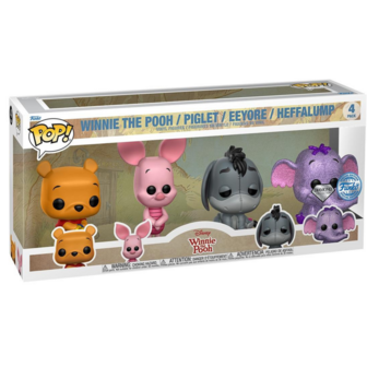 Funko POP! Winnie The Pooh Diamond 4-Pack Disney Exclusive R