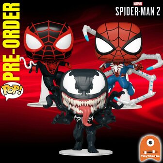Funko POP! Bundle of 3 Spider-man 2 Games Pre-Order