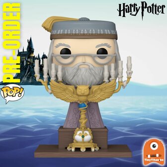 Funko POP! DLX Dumbledore with Podium 172 Harry Potter Pre-Order