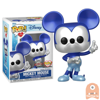 Funko POP! Disney Mickey Mouse Metallic SE Make A Wish Exclusive 