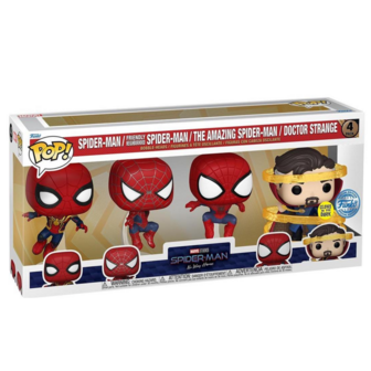 Funko POP! Spiderman GITD 4-Pack Disney Exclusive R