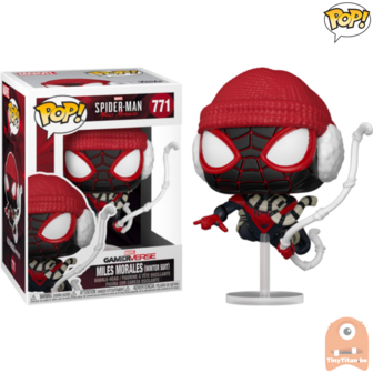 Funko POP! Marvel Miles Morales Winter Suit 771 Spider-Man GameVerse 