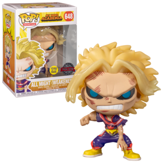 Funko POP! Animation All Might Weakened GITD 648 Exclusive 