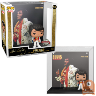 Funko POP! Rock Albums: Elvis Presley 10 Pure Gold /w Case Exclusive 