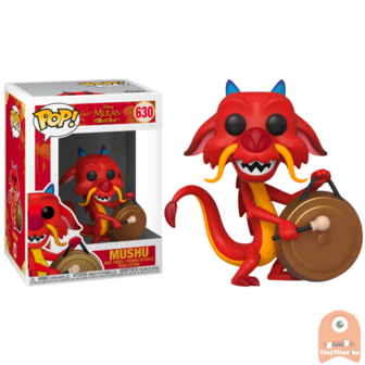 Funko POP! Disney Mushu w/ Gong 630 - Mulan 