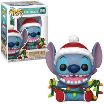 Funko POP! Stitch w/ Lights 1504 Lilo &amp; Stitch Holiday 24 Disney