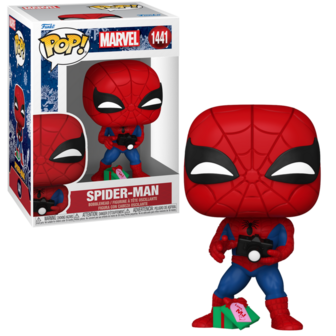 Funko POP! Spider-man w/ Gift 1441 Holiday 24