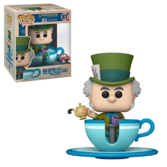 Funko POP! Rides Mad Hatter at the Mad Tea Party Attraction 87 Disneyland 65y Exclusive