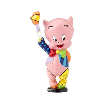 Looney Tunes Porky Pig with Baseball Cap Figurine