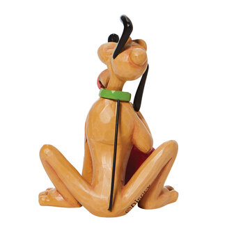 Disney Traditions Pluto Heart Mini Figurine