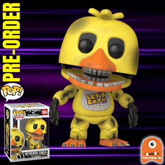 Funko POP! Withered Chica 1084 Five Nights at Freddy&#039;s FNAF Pre-Order