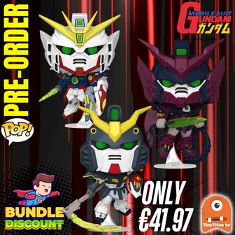 Funko POP! PLUS Super Discount Bundle of 3 Gundam Pre-Order