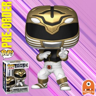 FUNKO POP! WHITE RANGER 1780 POWER RANGERS MOVIE Pre-Order