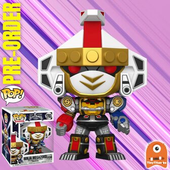 FUNKO POP! NINJA MEGAZORD 6 INCH METALLIC 1783 POWER RANGERS MOVIE Pre-Order
