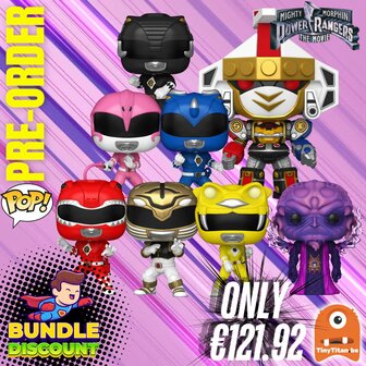 FUNKO POP! SUPER DISCOUNT BUNDLE OF 8 - POWER RANGERS MOVIE Pre-Order