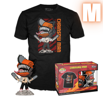 Funko POP! &amp; TEE Box Chainsaw Man - Chainsaw Man Exclusive - M