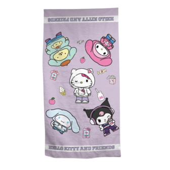HELLO KITTY - Beach Towel 100% Cotton - 90x170cm