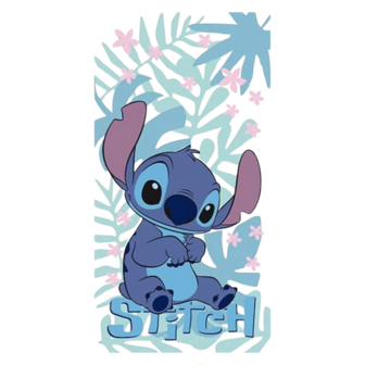 LILO &amp; STITCH - Stitch Sit - Beach Towel 100% Polyester - 70x140cm