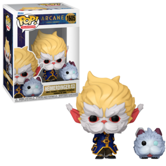 Funko POP!  Heimerdinger with Poro 1605 Arcane League of Legends