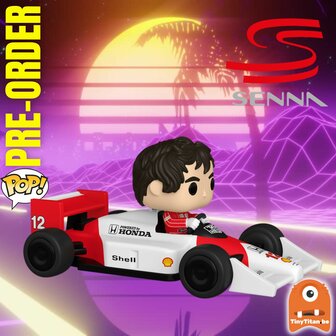 Funko POP! Ride Super Deluxe Ayrton Senna (McLaren) 12 F1 Pre-Order