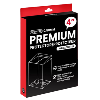 10 PREMIUM Funko Pop Plastic Protector for 4 Inch 0.50MM