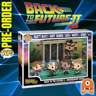 FUNKO POP! Moment DLX BACK TO THE FUTURE II - HOVERBOARD CHASE Pre-Order